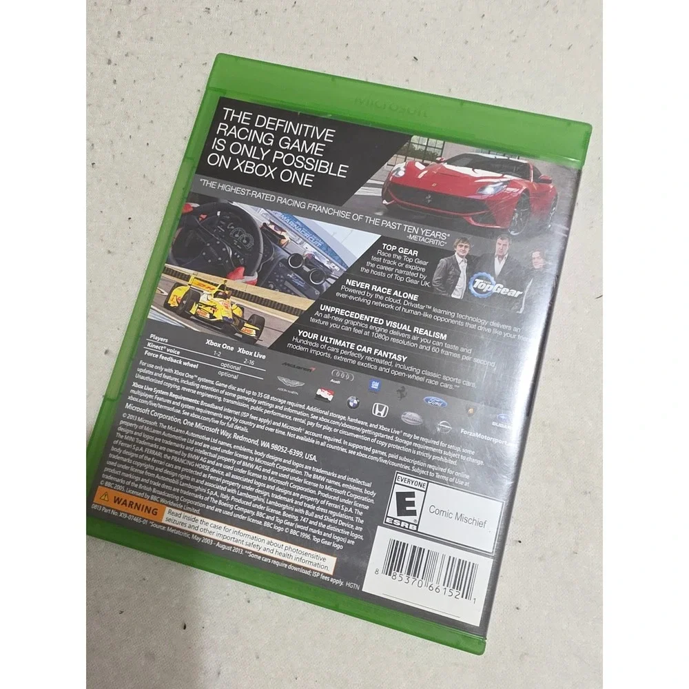 Forza Motorsport 5 Xbox One Microsoft Racing Game Top Gear Edition 2013